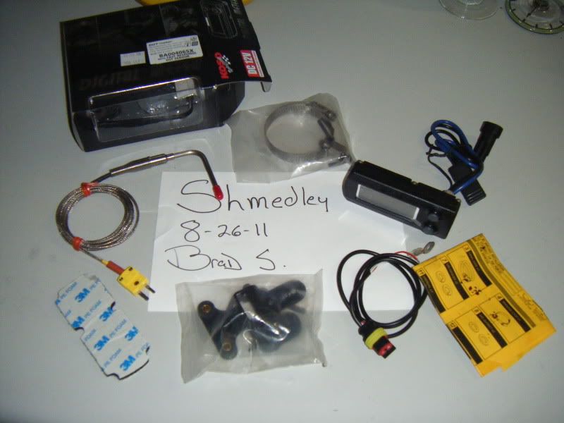 General Gauges Koso EGT, SW Tach shift light (GUS) Phantom Boost gauge